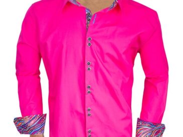 Kohls mens pink dress shirts