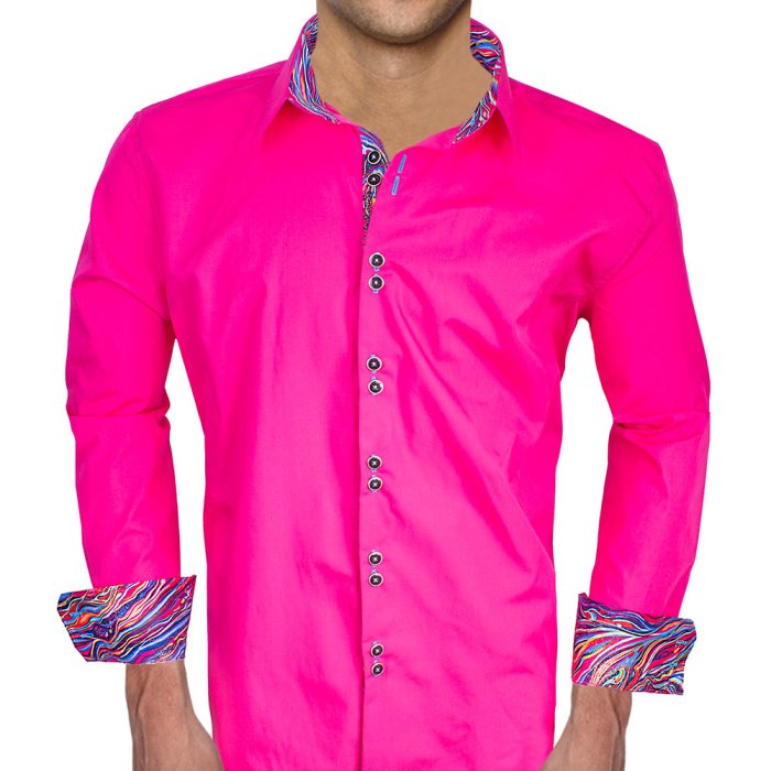 Kohls mens pink dress shirts