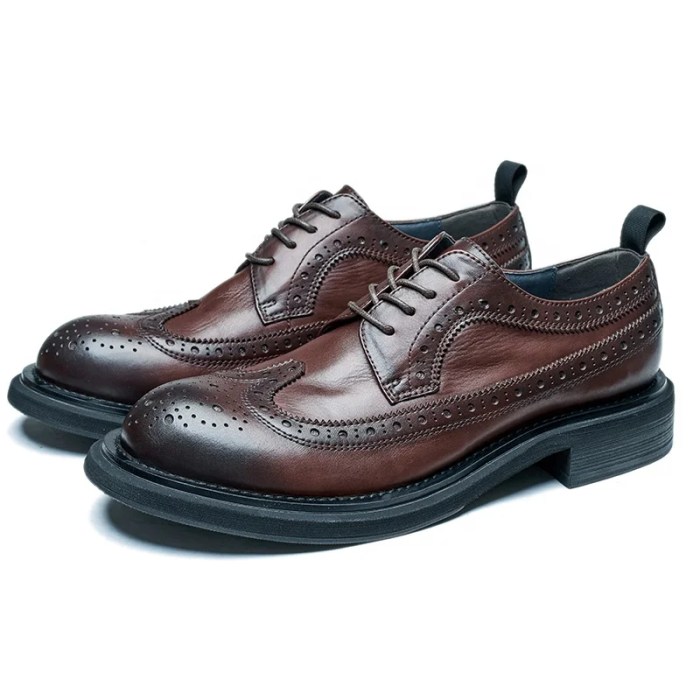 Shoes men dress mens italian leather fancy size high style quality business zipper