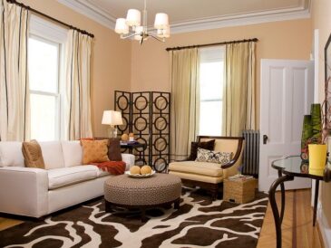 How to decorate a living room corner