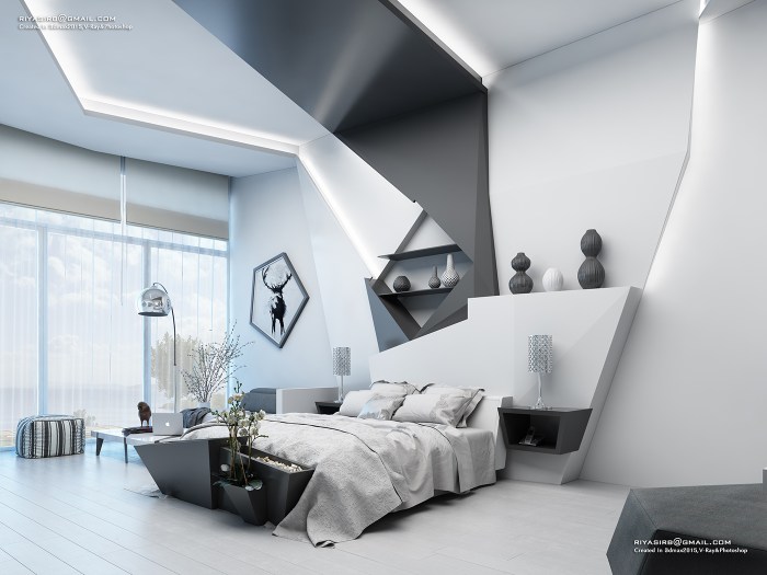 Futuristic futuriste coucher futuristes chambres psid intérieur barn