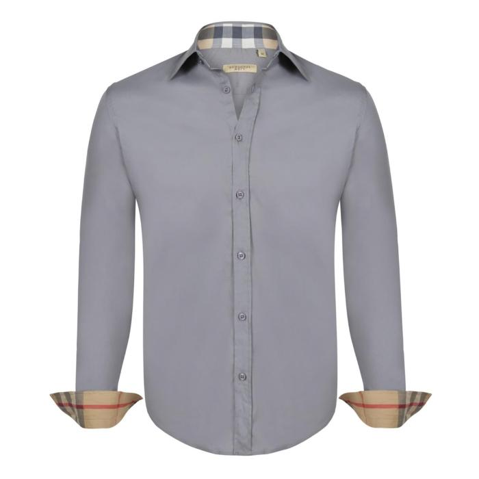 Shirt burberry check men house brit natural clothing lyst