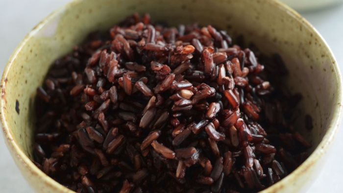 How to cook black rice indian style