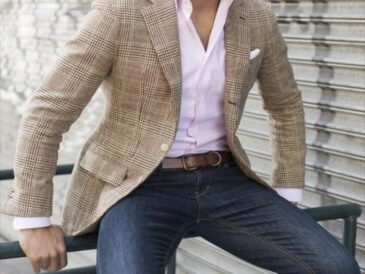 Pink mens dress shirt